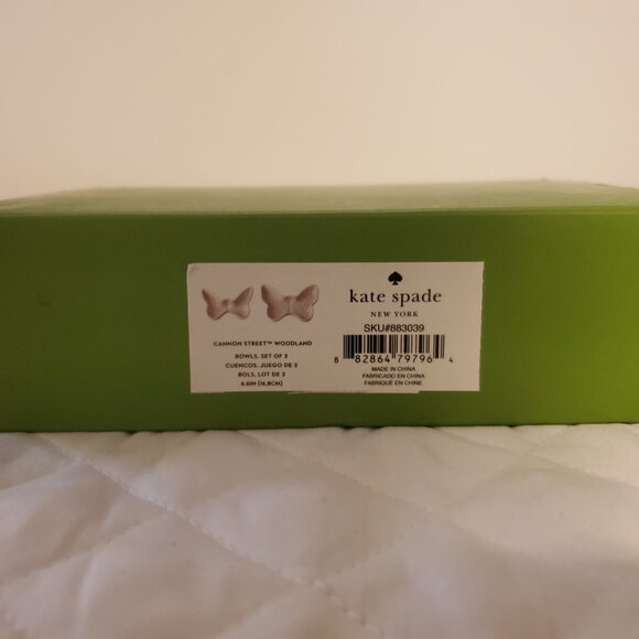 Kate Spade Cannon Street Woodland Butterfly Bowls: Set of 2 Butterfly Bowls - Picture 5 of 6